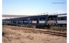 Hornby HN4347 SNCF,2er Set Autotransp.wg.DD DEV 66,gr (Spur N)