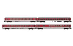 Hornby HN4360 DB AG, 4-tlg. Set Reisezugwagen äInterC (Spur N)