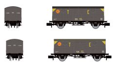 Hornby HN6483 R.N., 2er-Set Ged.Wagen., (2-achs), J3, (Spur N)