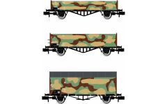 Hornby HN6490 DRB, 3er-Set Militärwag. Bauart Linz, V (Spur N)