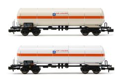 Hornby HN6540 FS, 2er-Set, 4-achs. Kesselwag. Zags, A (Spur N)