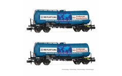 Hornby HN6542 DB AG, 2er-Set, 4-achs. Kesselwag., Amb (Spur N)