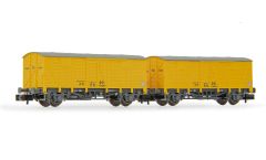 Hornby HN6554 R.N., 2-tlg. Set 2-achs. Gedeckte Güter (Spur N)