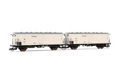 Hornby HN9725 DR, 2-tlg. Fährboot Kühlwagen (Spur TT)