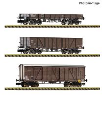Fleischmann 6660167 3er Set Guterwagen SNCF (Spur N)