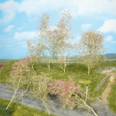 Heki 1638 20 Bäume, Seemoos natur (Spur H0)