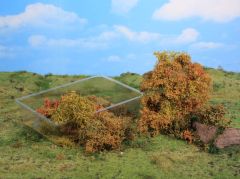 Heki 1674 20 Blätterbüsche herbstlich (Spur H0)