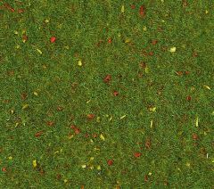 Heki 30921 Grasmatte Blumenwiese, 75x100 (Spur H0)