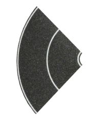 Heki 6582 Kurven 4 St. 90°, Asphalt N (Spur H0)