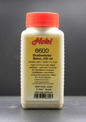 Heki 6600 Straßenfarbe Beton, 200 ml (Spur H0)