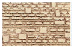 Heki 70132 behauene Natursteinmauer N/Z, (Spur H0)