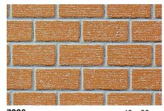 Heki 72262 Klinker 0/1/H0, 40x20 cm, 2 S (Spur H0)