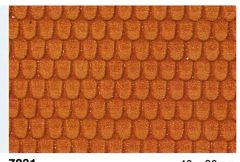 Heki 72312 Dachziegel 0/1/H0, 40x20 cm, (Spur H0)