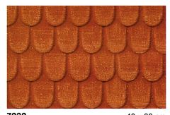 Heki 72322 Dachziegel 0/1/H0, 40x20 cm, (Spur H0)