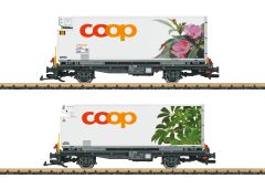 LGB L45885 Containerwagen-Set Coop RhB (Spur G)