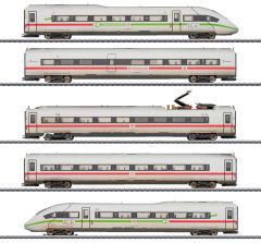 Märklin 39717 ICE 4, 5-tlg, grüner Streifen gealtert (Spur H0)