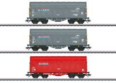 Märklin 47224 Schiebeplanenwagen-Set Nacco (Spur H0)