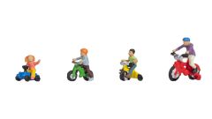 NOCH 15908 Kinder auf Kinderfahrrädern (Spur H0)