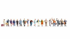 NOCH 16106 XL-Set Reisende 18 Figuren (Spur H0)