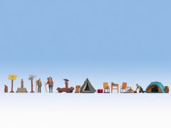 NOCH 16201 Figuren-Themenwelt Camping (Spur H0)