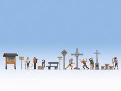 NOCH 16210 Figuren-Themenwelt In den Be (Spur H0)
