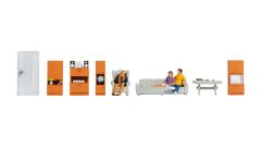 NOCH 16286 Figuren-Themenw.Wohnzimmer (Spur H0)