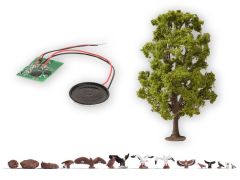 NOCH 21782 Baum mit Vogelzwitschern (Spur H0)