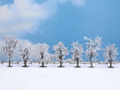 NOCH 25075 Winterbäume, 7 Stück, 8 - 10 (Spur H0)