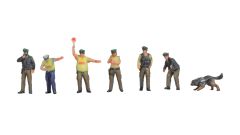 NOCH 44010 Polizisten, grüne Uniform (Spur Z Miniclub)
