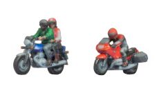 NOCH 44837 Motorradfahrer (Spur Z Miniclub)