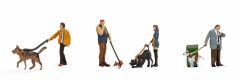 NOCH 45471 TT Menschen mit Hunden (Spur TT)