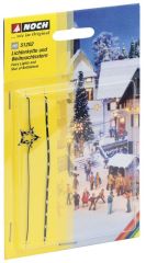 NOCH 51202 Lichterkette und Weihnachtsst (Spur H0)