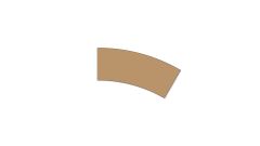 NOCH 53840 Easy-Track Trasse gebogen R1 (Spur H0)