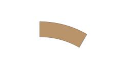NOCH 53841 Easy-Track Trasse gebogen R2 (Spur H0)