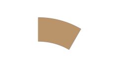 NOCH 53844 Easy-Track Trasse gebogen R2… (Spur H0)