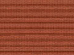 NOCH 56965 3D-Kartonplatte Dachziegel (Spur H0)
