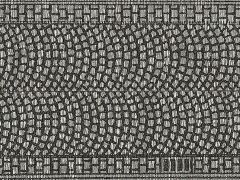 NOCH 60430 Kopfsteinpflaster, 100 x 5 cm (Spur H0)