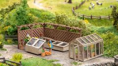 NOCH 66805 HO L-C Deko-Set Im Garten (Spur H0)