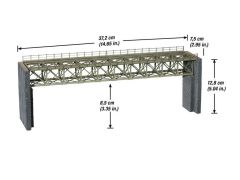 NOCH 67020 Stahlbrücke, 37,2 cm lang (Spur H0)