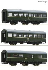 Roco 6200009 3er Set Rekowagen DR #1 (Spur H0)