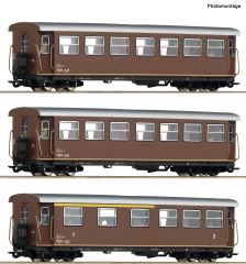 Roco 6240007 3er Set Personenwagen OBB (Spur H0)