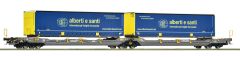 Roco 6600137 Doppeltwg. T3000e Hupac + Alb (Spur H0)