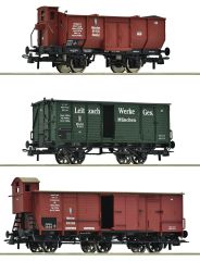 Roco 6600223 3er Set Guterzug Kbaystb (Spur H0)