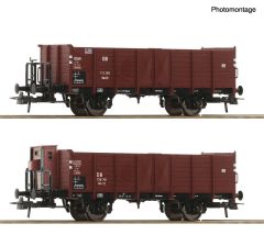 Roco 6600267 2er Set offene Guterwagen Omm (Spur H0)
