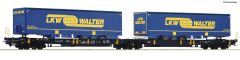 Roco 77363 Doppeltwg.T2000 + LKW Walter (Spur H0)