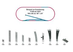 TRIX T14311 Gleis-Ergänzungspackung H1 (Spur N)