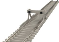 TRIX T14503 Ger.Betons-Gleis 17,2 mm (Spur N)