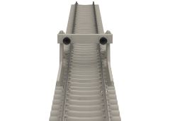 TRIX T14503 Ger.Betons-Gleis 17,2 mm (Spur N)