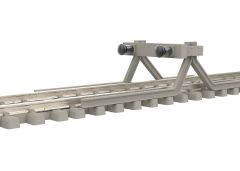 TRIX T14591 Prellbock mit Betonschwellen (Spur N)