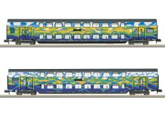 TRIX T18298 Doppelstockwagen-Set Touristi (Spur N)
